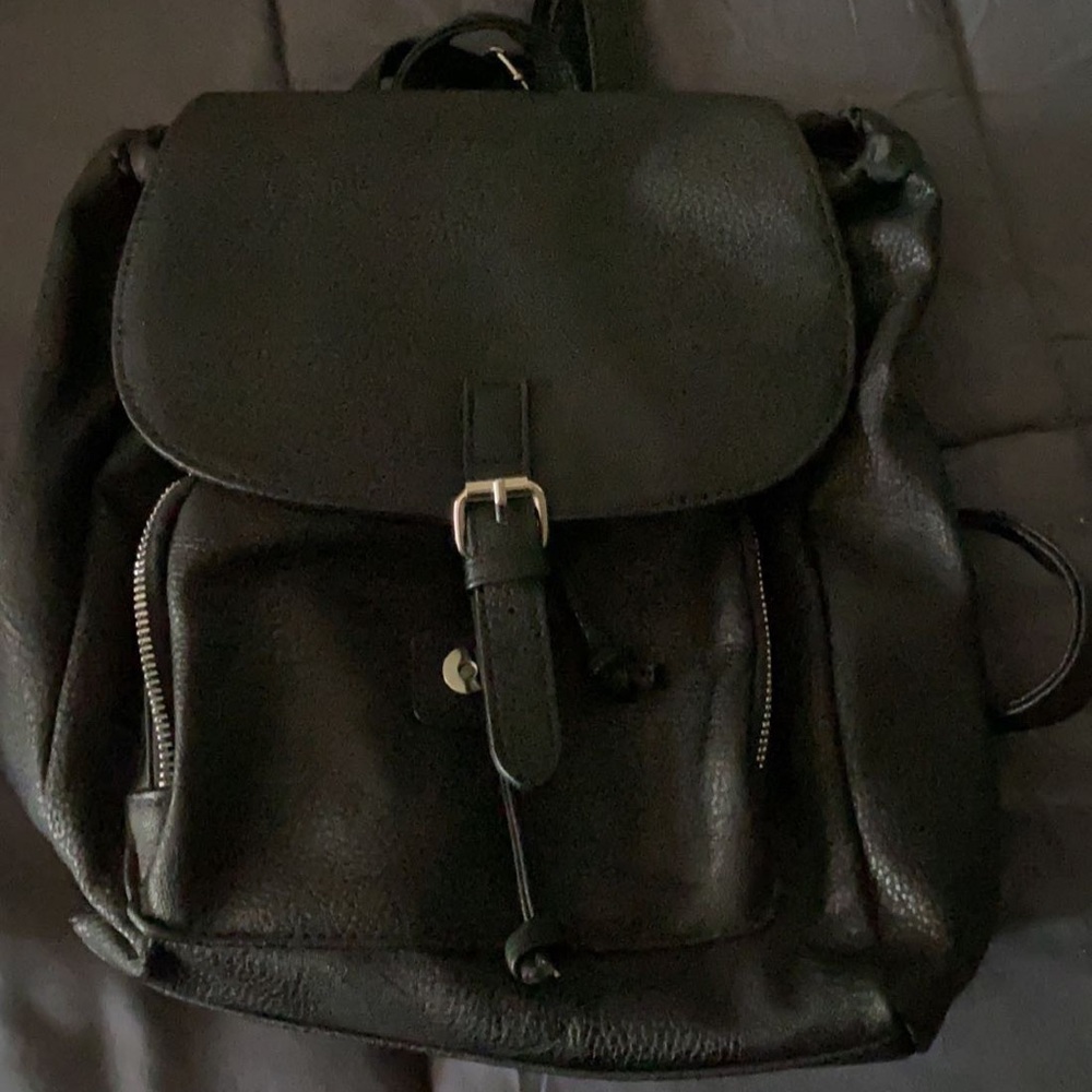 Leather Backpack Purse